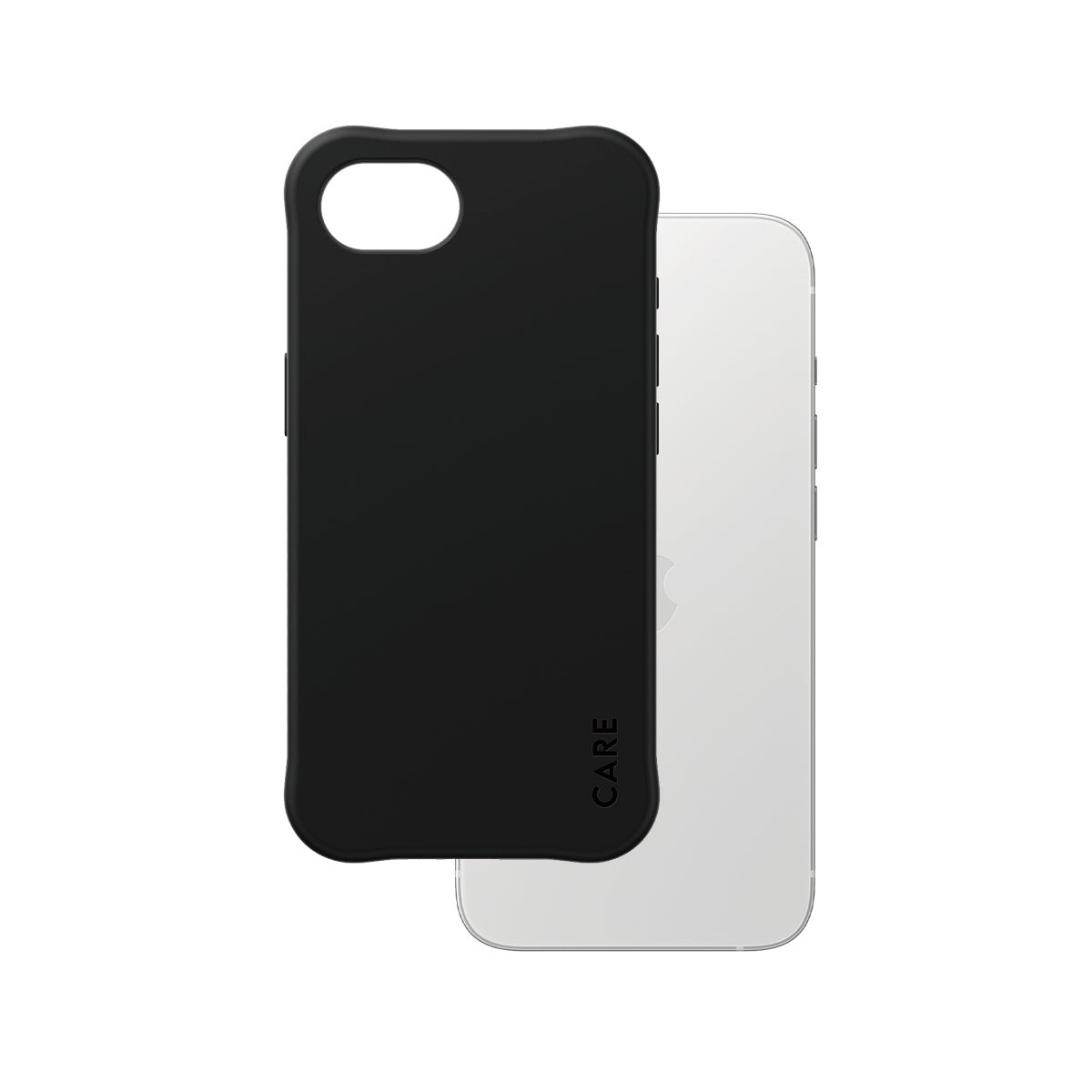 CARE by PanzerGlass Samba Case Black w. Qi Compatible iPhone 17e | 16e