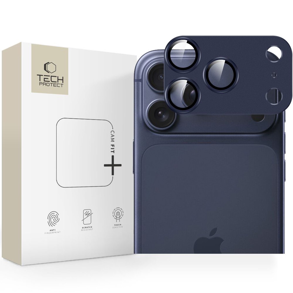 Kamera Beskyttelse Tech Protect Camfull Fit+ Iphone 17 Pro Max Dyb Bl