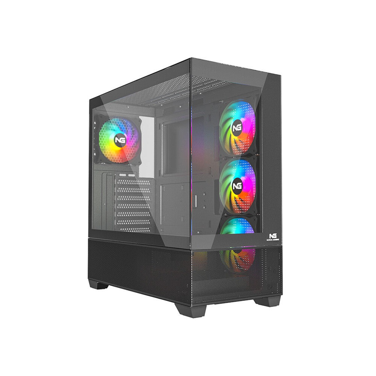 Nordic Gaming Hugin RGB Tower ATX Sort