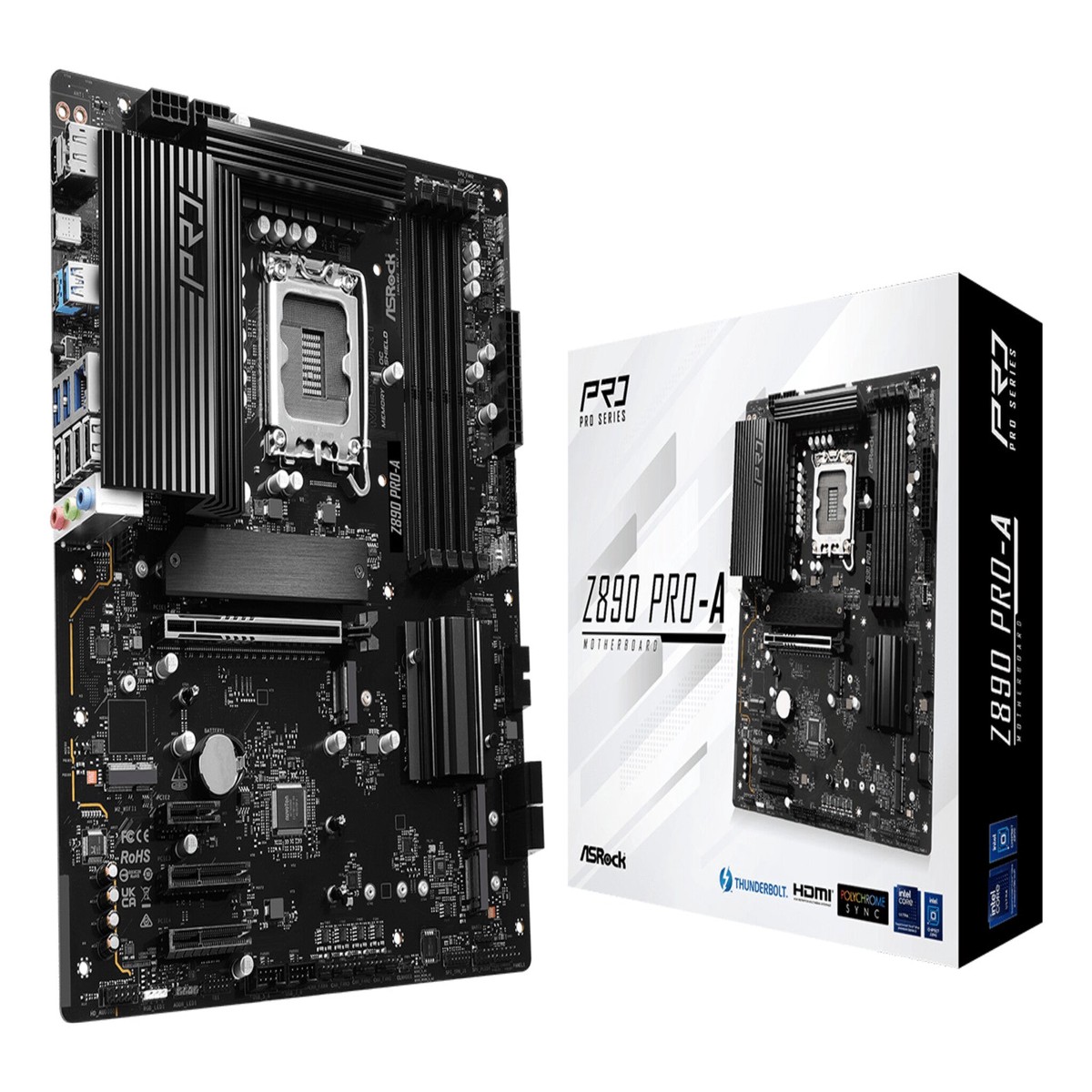 ASRock Z890 Pro-A Motherboard ATX LGA-1851 Intel Z890
