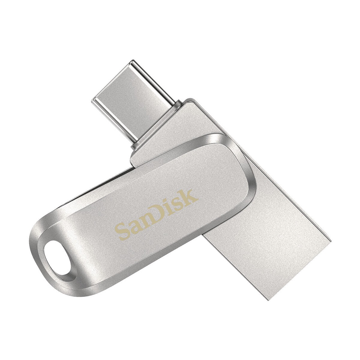 SanDisk Ultra Dual Drive Luxe 256GB USB 3.1 Gen 1 / USB-C USB stick Slv