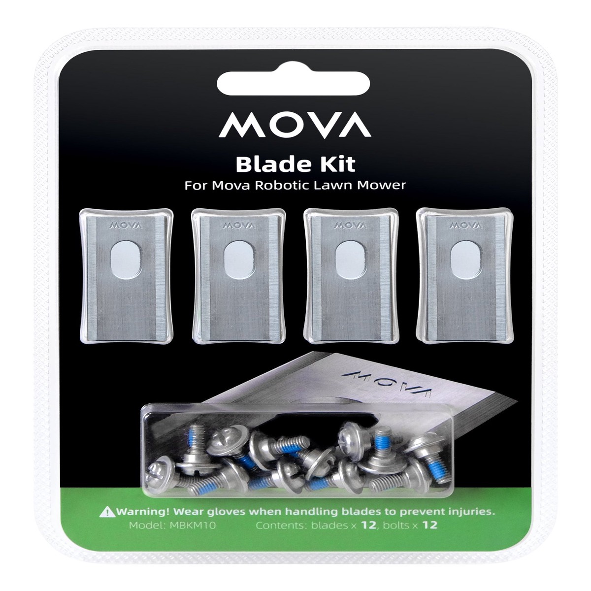 Mova MBKM10 ekstra klinger til Mova 600/1000 robotplneklipper