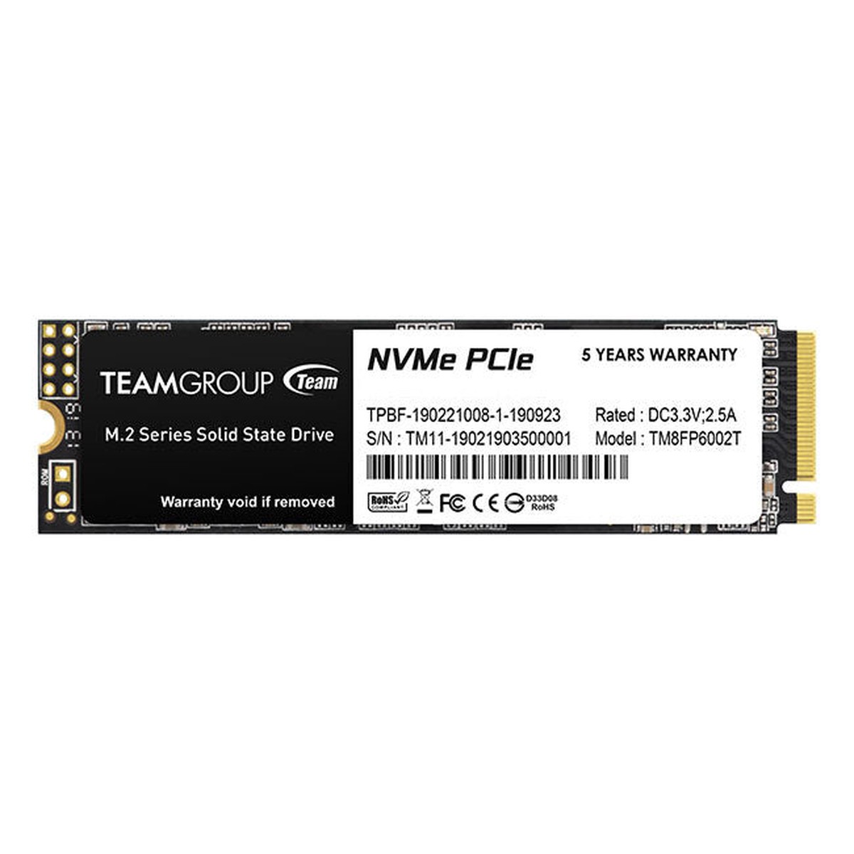 Team Group SSD MP33 512GB M.2 PCI Express 3.0 x4 (NVMe)