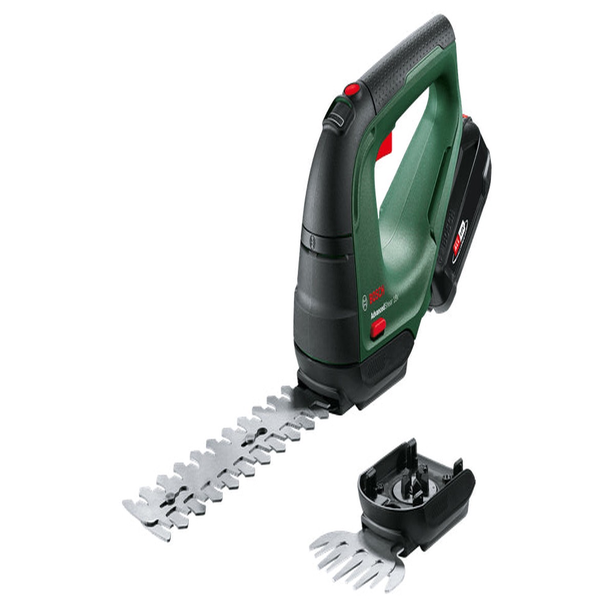 Bosch AdvancedShear 18V-10 batteridreven grssaks 10 cm Lithium-Ion (Li-Ion) Sort, Grn