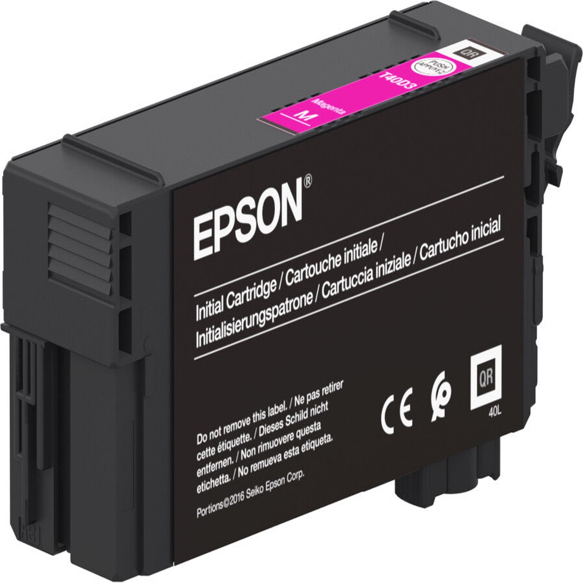 Epson ULTRACHROME XD2 MAGENTA T40D340 50ML blkpatron 1 stk Original