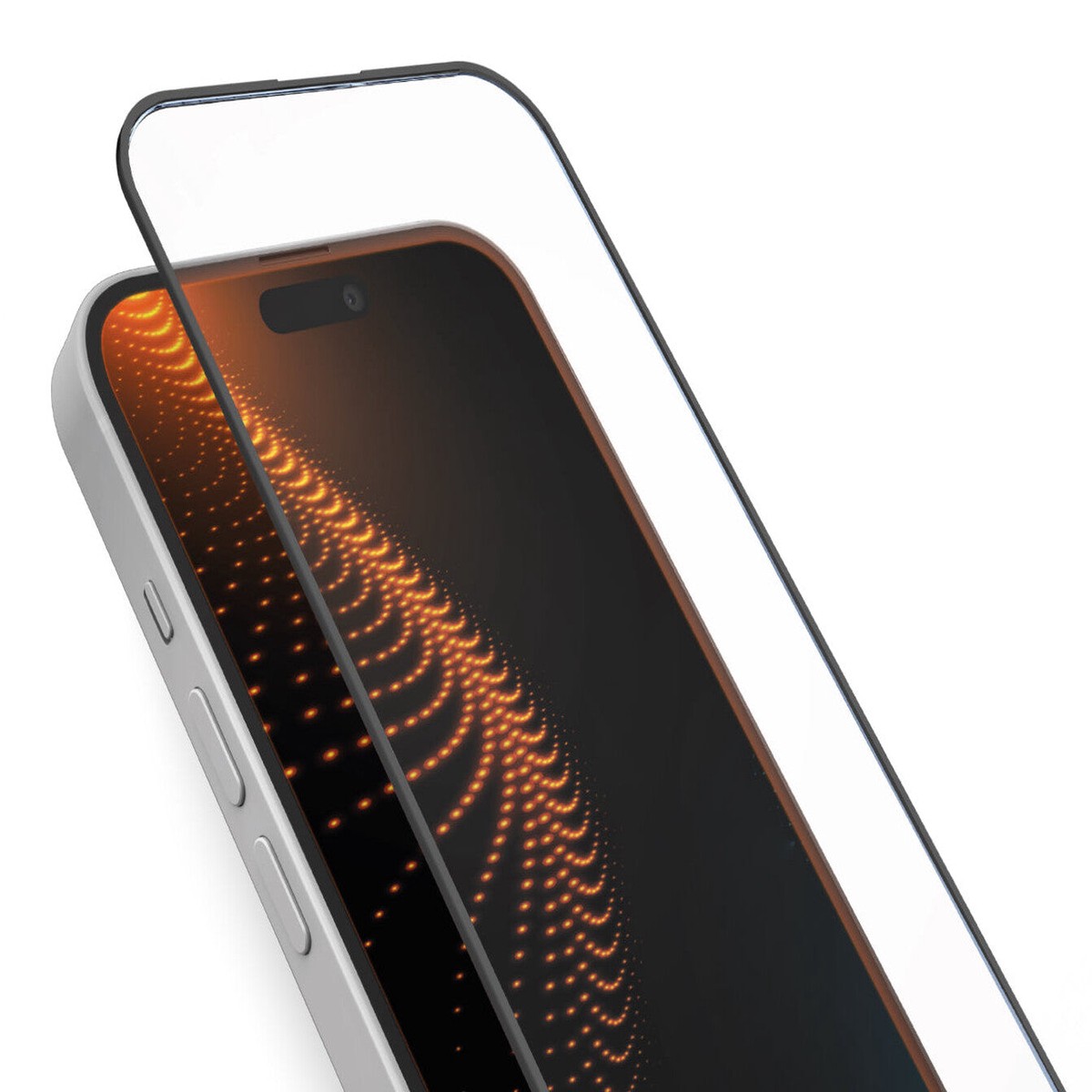 SBS hrdet glas med D3O-teknologi med applikator til iPhone 15 / iPhone 15 Pro / iPhone 16