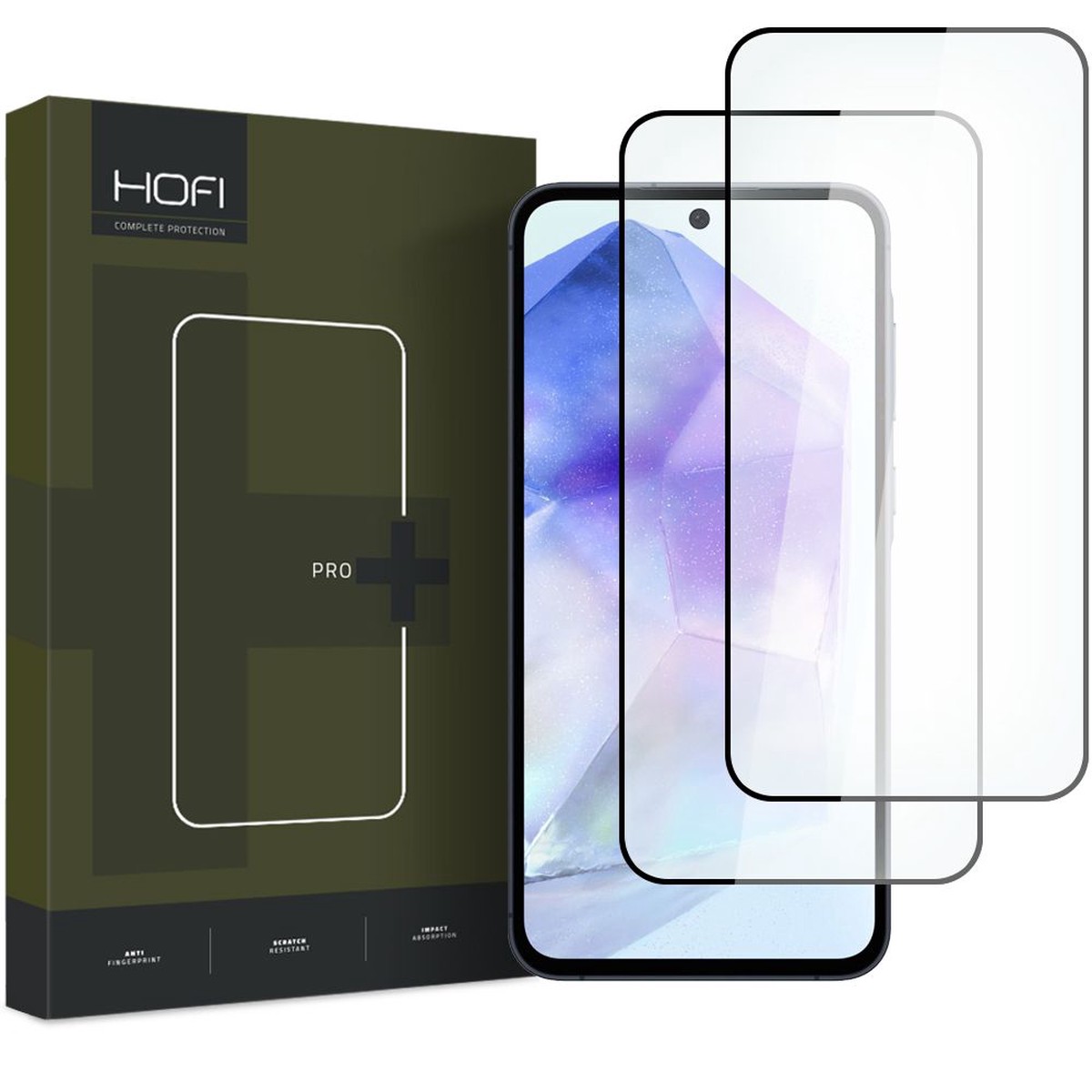 Hrdet Glas Hofi Glass Pro+ 2 Pack Galaxy A35 / A55 5 G Sort