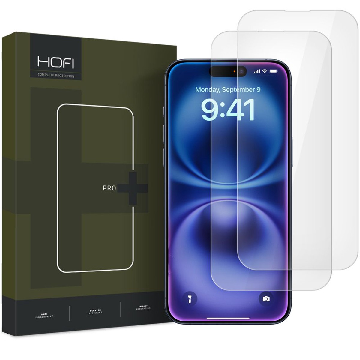 Hrdet Glas Hofi Glass Pro+ 2 Pack Iphone 15/16 Clear
