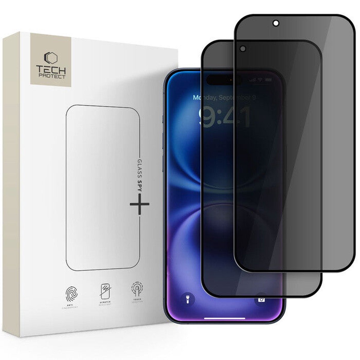 Tech-Protect 5906302319312 Skrm og -bagsidebeskytter til mobiltelefon Skrmfilter Apple 2 stk