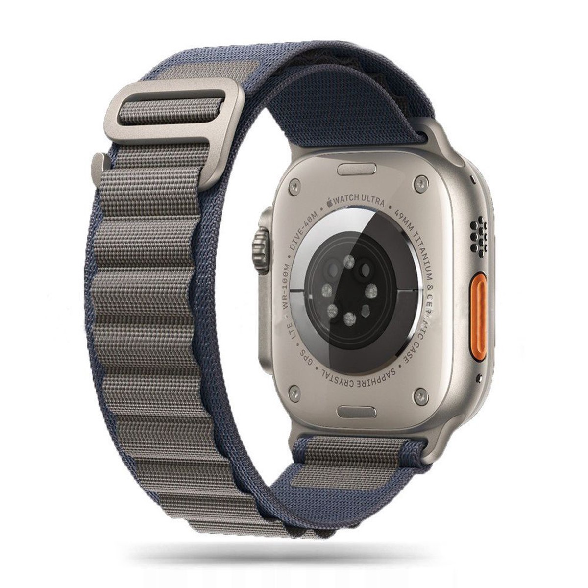 Tech Protect Nylon Pro Apple Watch 8 / 9 / 10 / 11 / Se / Ultra (44 / 45 / 46 / 49 Mm) Marinebl / Gr