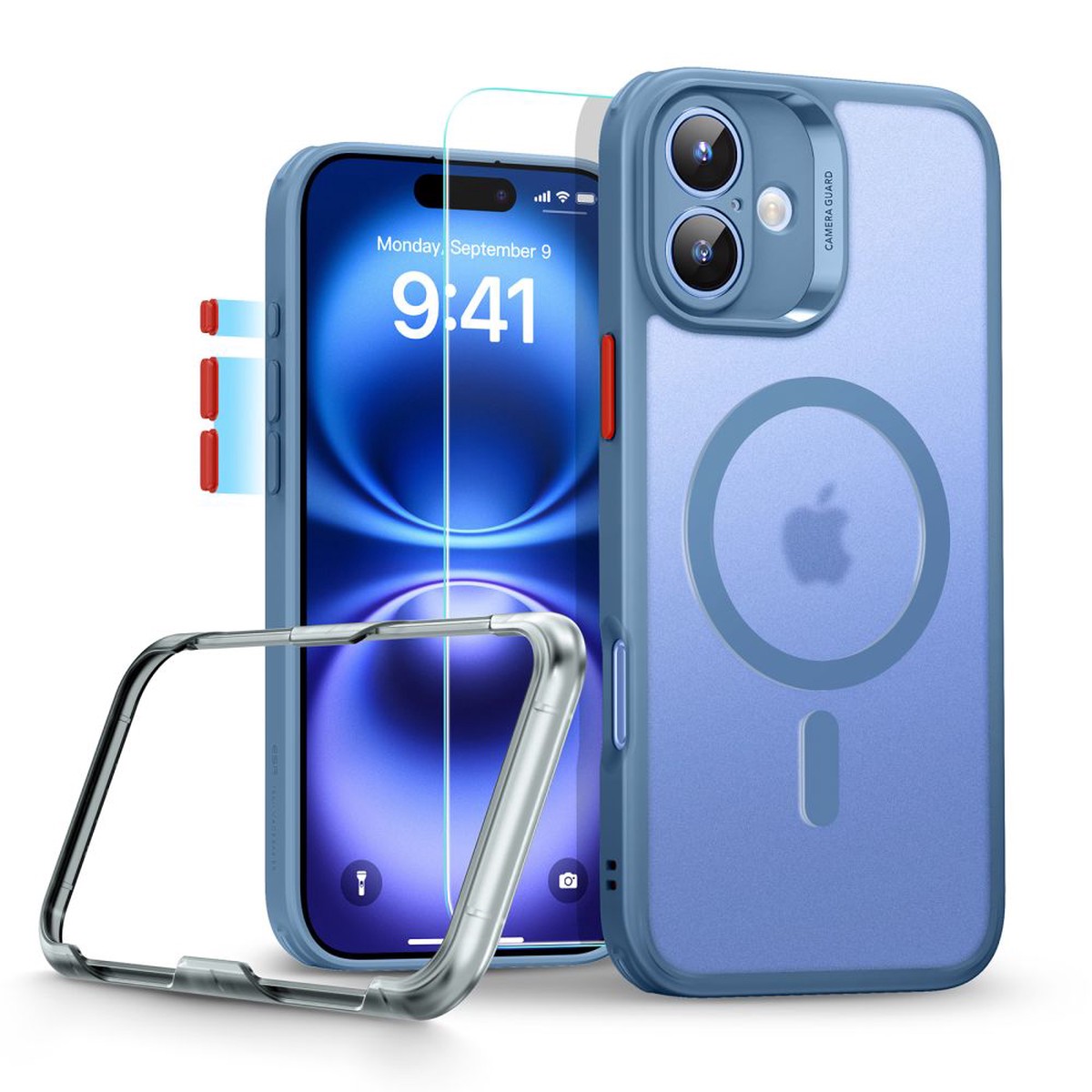 Esr Classic Pro St Halolock Magsafe Iphone 16 Frosted Bl