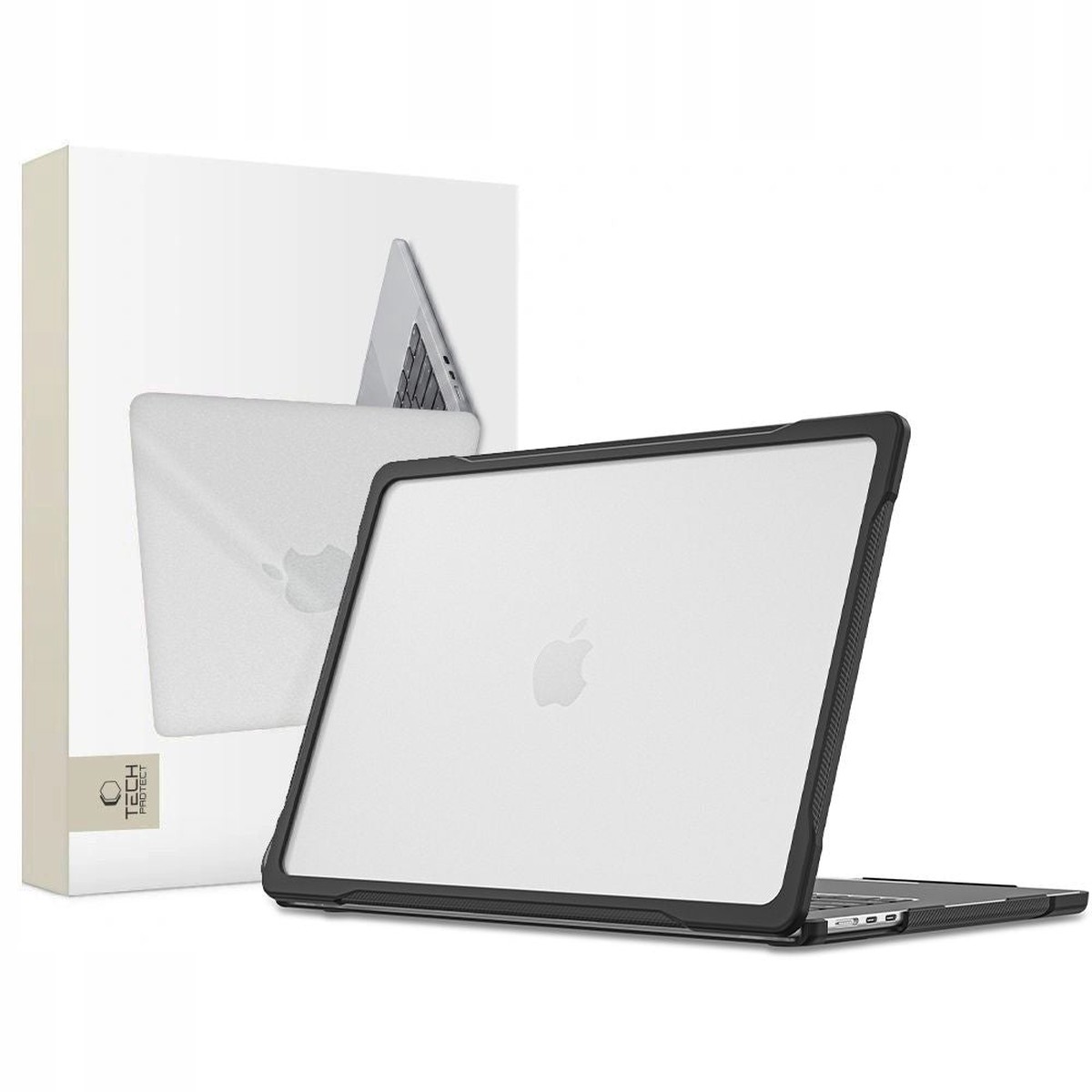 Tech Protect Velar Macbook Air 13 M2 M5 2023 2026 Sort/Mat Klar