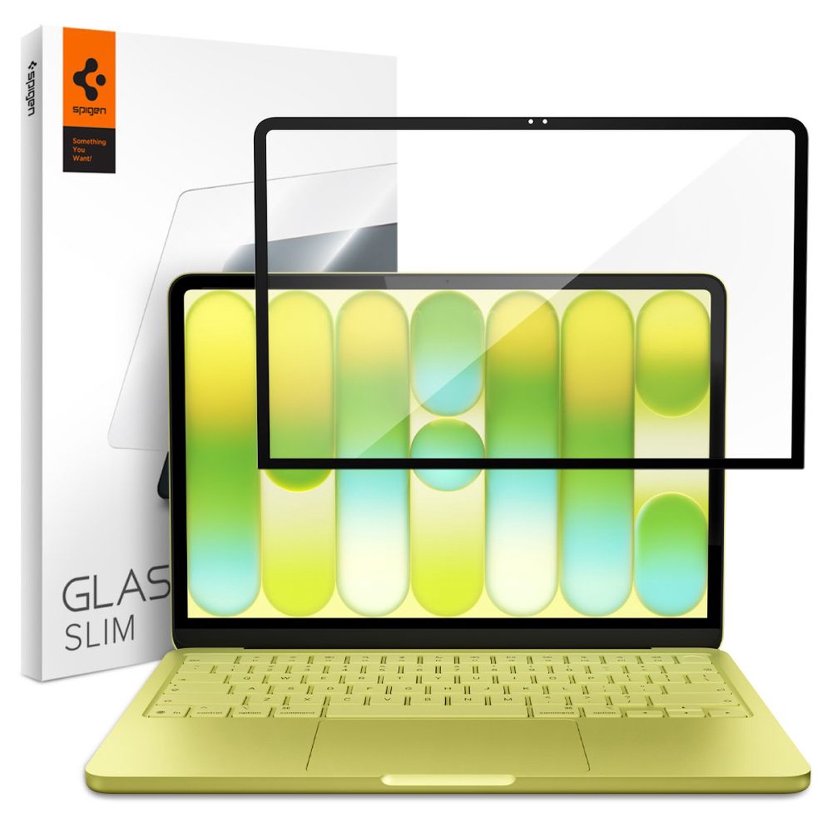 Hrdet Glas Spigen Glas.Tr Slim Fc Macbook Neo 13 2026 Sort