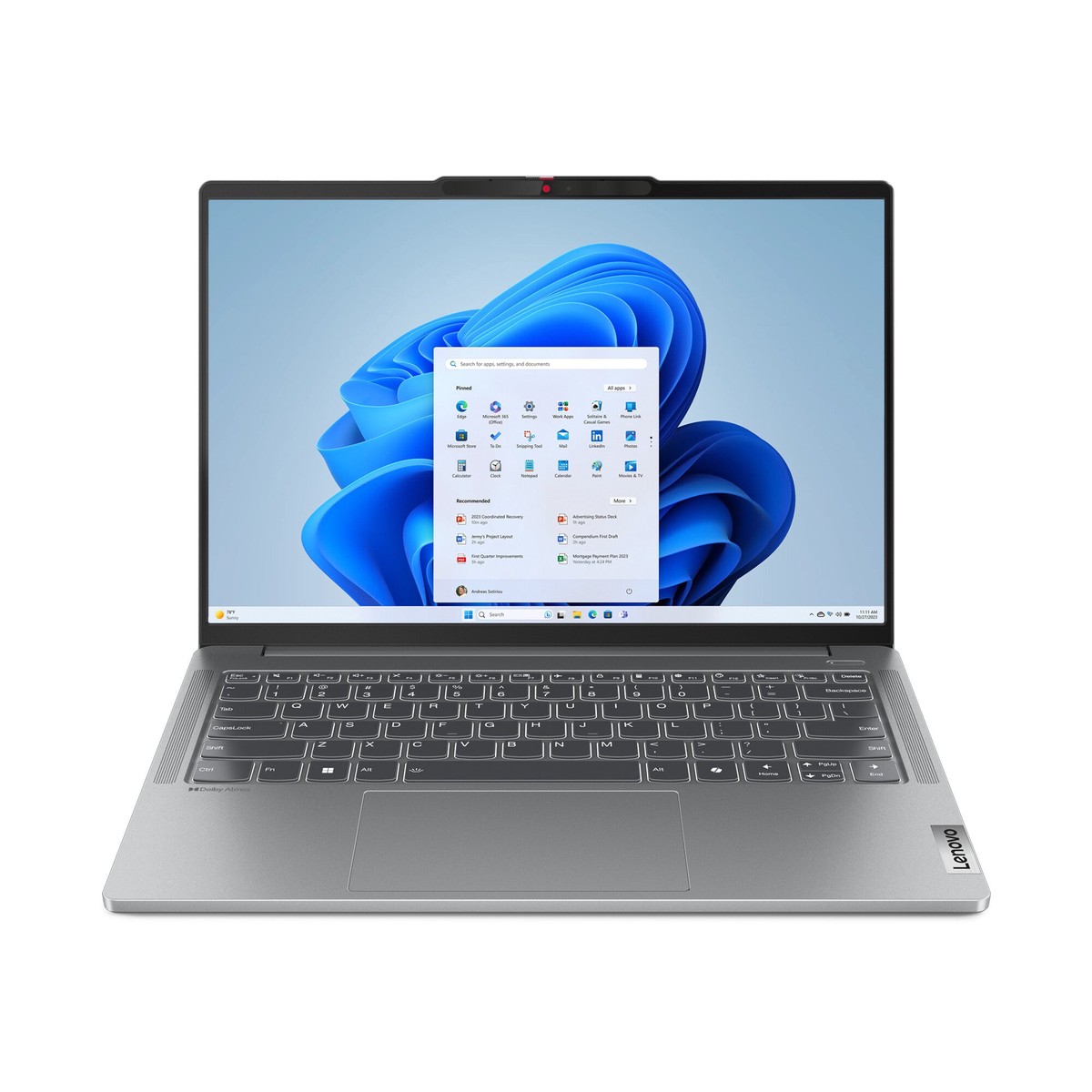Lenovo IdeaPad Pro 5 14AHP9 AMD Ryzen 7 8845HS Laptop 35,6 cm (14") 2.8K 32 GB LPDDR5x-SDRAM 1 TB SSD Wi-Fi 6E (802.11ax) Gr Engelsk