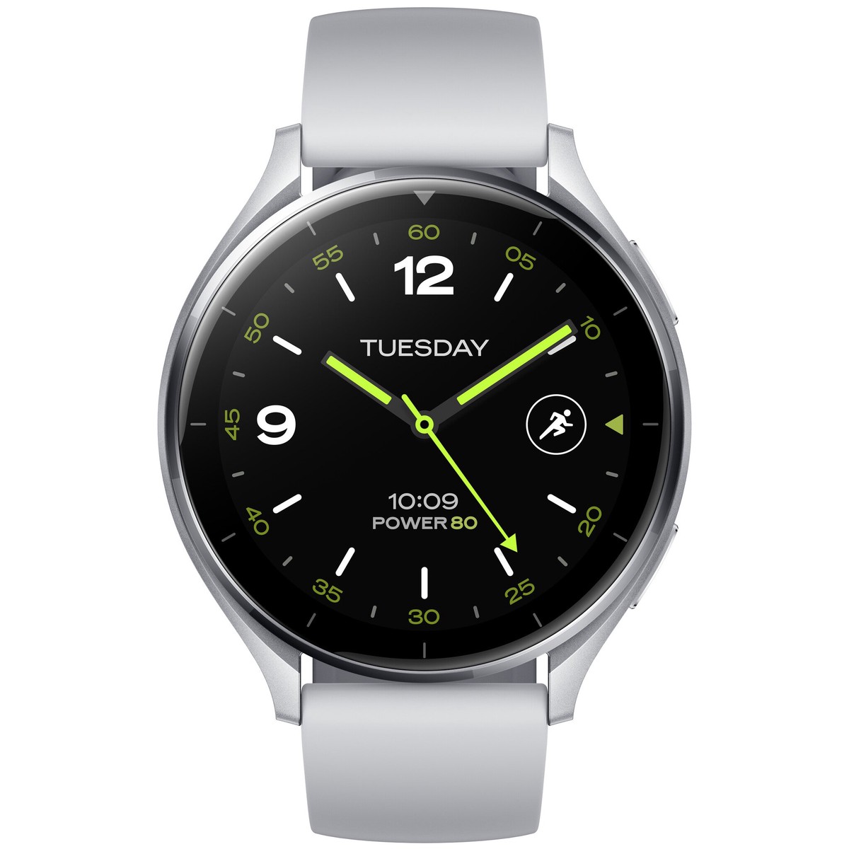 Xiaomi Watch 2 3,63 cm (1.43") AMOLED 46 mm Digital 466 x 466 pixel Berringsskrm Slv Wi-Fi GPS (satellit)