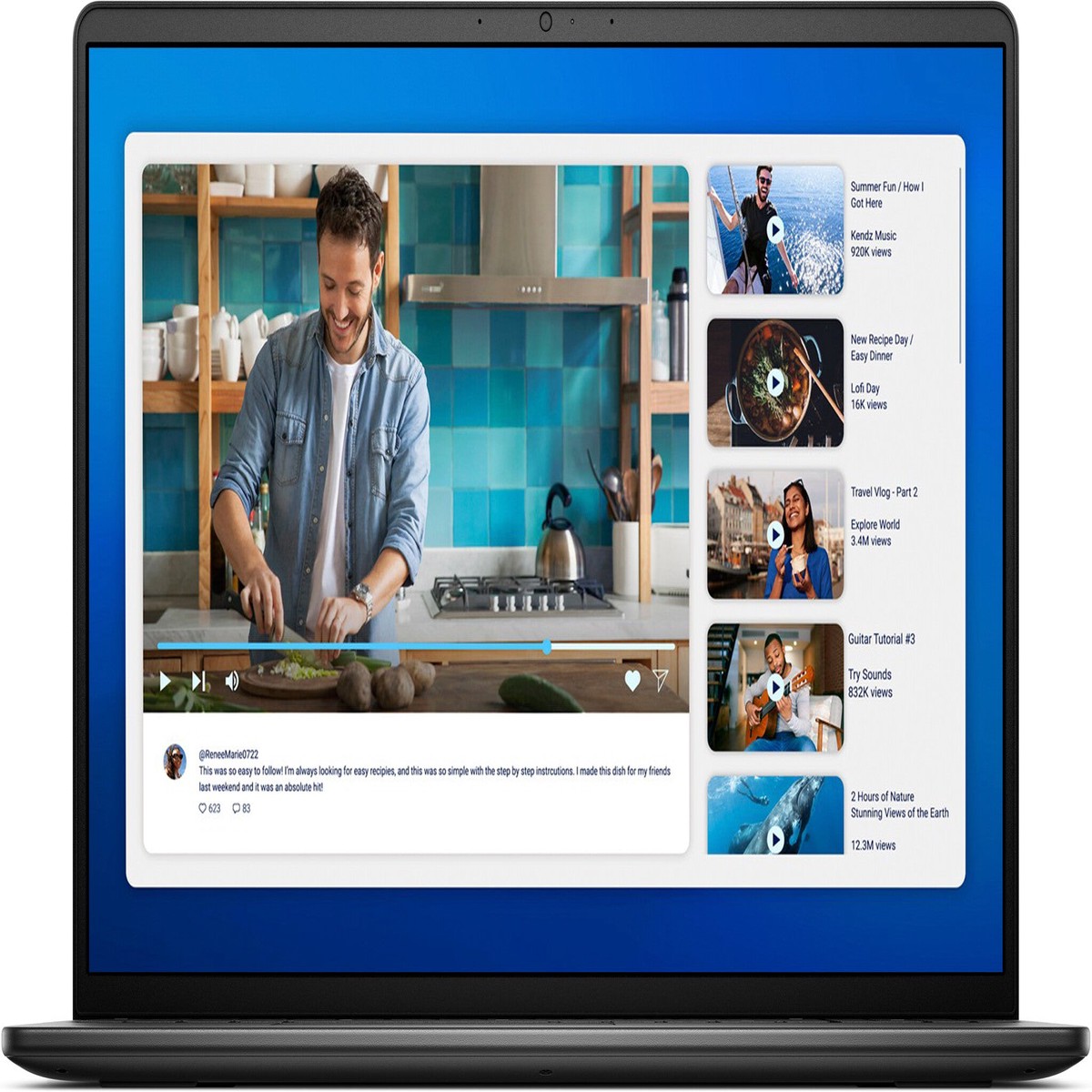 DELL DC16250 Intel Core 5 120U Laptop 40,6 cm (16") Full HD+ 8 GB DDR5-SDRAM 512 GB SSD Wi-Fi 6 (802.11ax) Ubuntu Linux Sort UK international