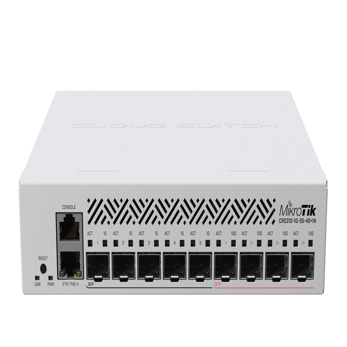 Mikrotik CRS310-1G-5S-4S+IN netvrksswitch Administreret L3 Strm over Ethernet (PoE) 1U