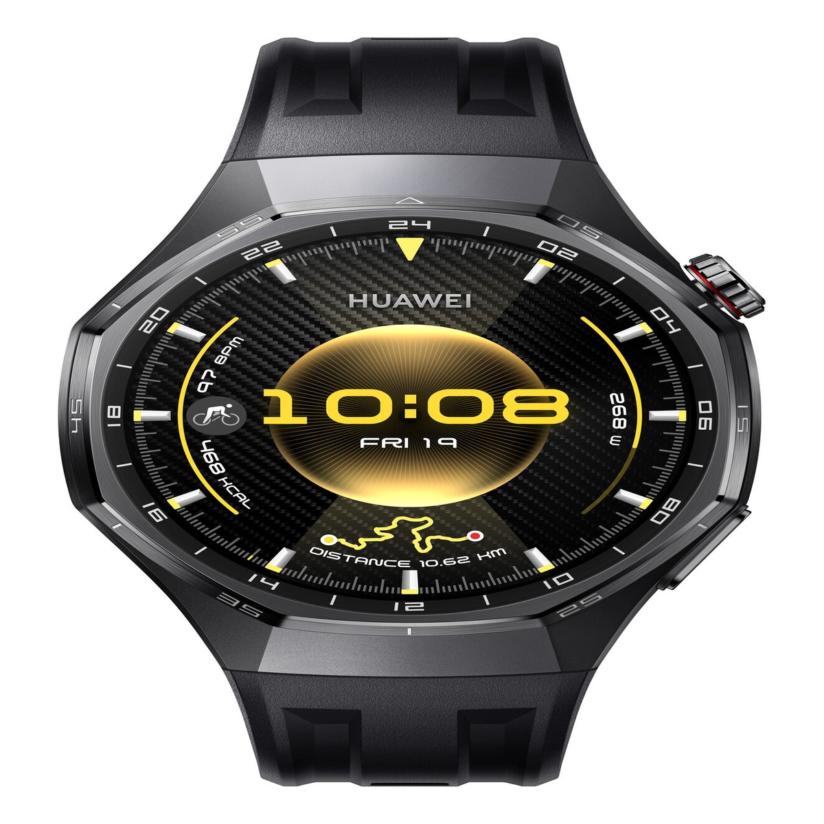 Huawei WATCH GT6 PRO 3,73 cm (1.47") AMOLED 46 mm Digital 466 x 466 pixel Berringsskrm Sort GPS (satellit)