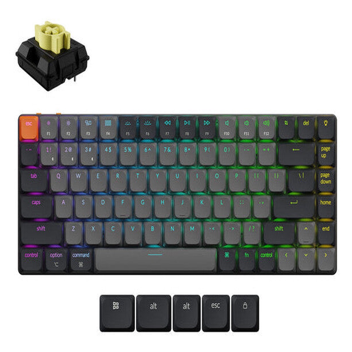 Keychron K3X-B4 tastatur Universel USB + Bluetooth QWERTY Engelsk Gr