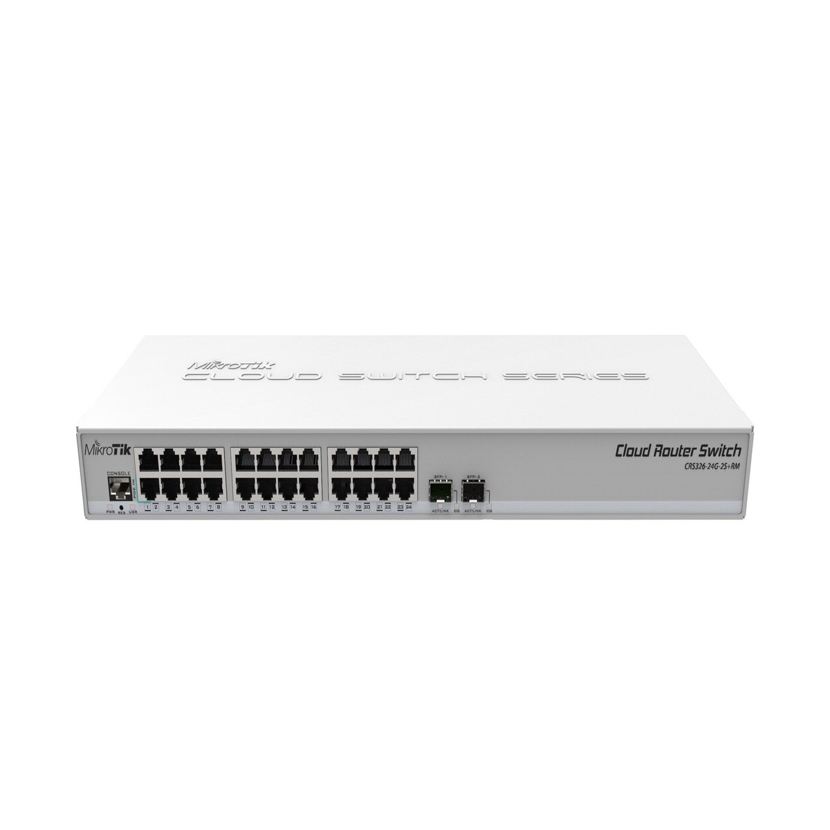 Mikrotik CRS326-24G-2S+RM netvrksswitch Administreret L2 Gigabit Ethernet (10/100/1000) Gr