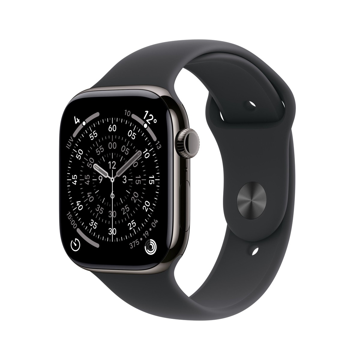 Apple Watch Series 11 OLED 46 mm Digital 416 x 496 pixel Berringsskrm 5G Titanium Wi-Fi GPS (satellit)