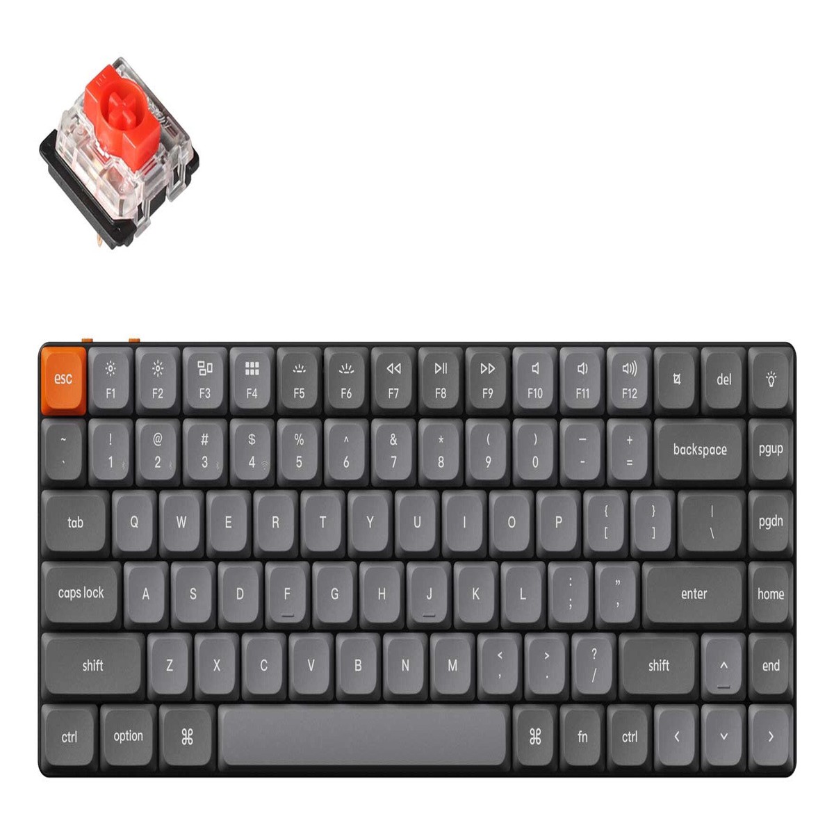 Keychron K3 Max tastatur Hjemme/kontor USB + RF Wireless + Bluetooth Engelsk Gr