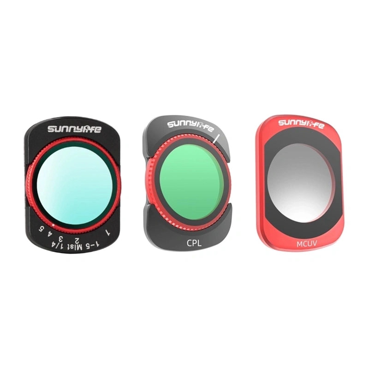 Sunnylife filterst til Osmo Pocket 4/Pocket 3: VND2-32, CPL, MCUV, Black Mist 1/4