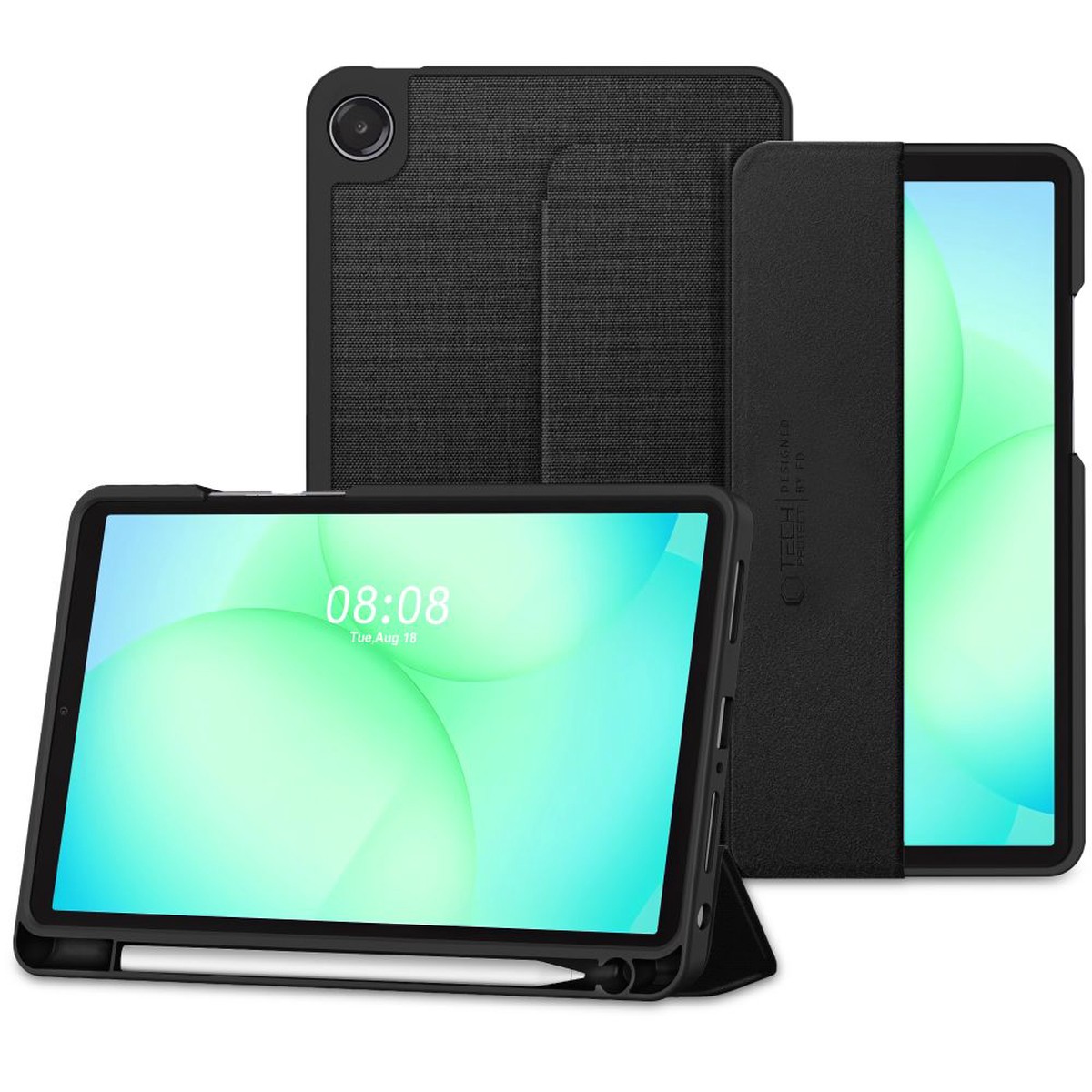 Tech-Protect SC Pen Canvas Case til Samsung Galaxy Tab A9+ / A11+ Plus 11.0 X210 / X215 / X216 / X230 / X235 / X236 - sort