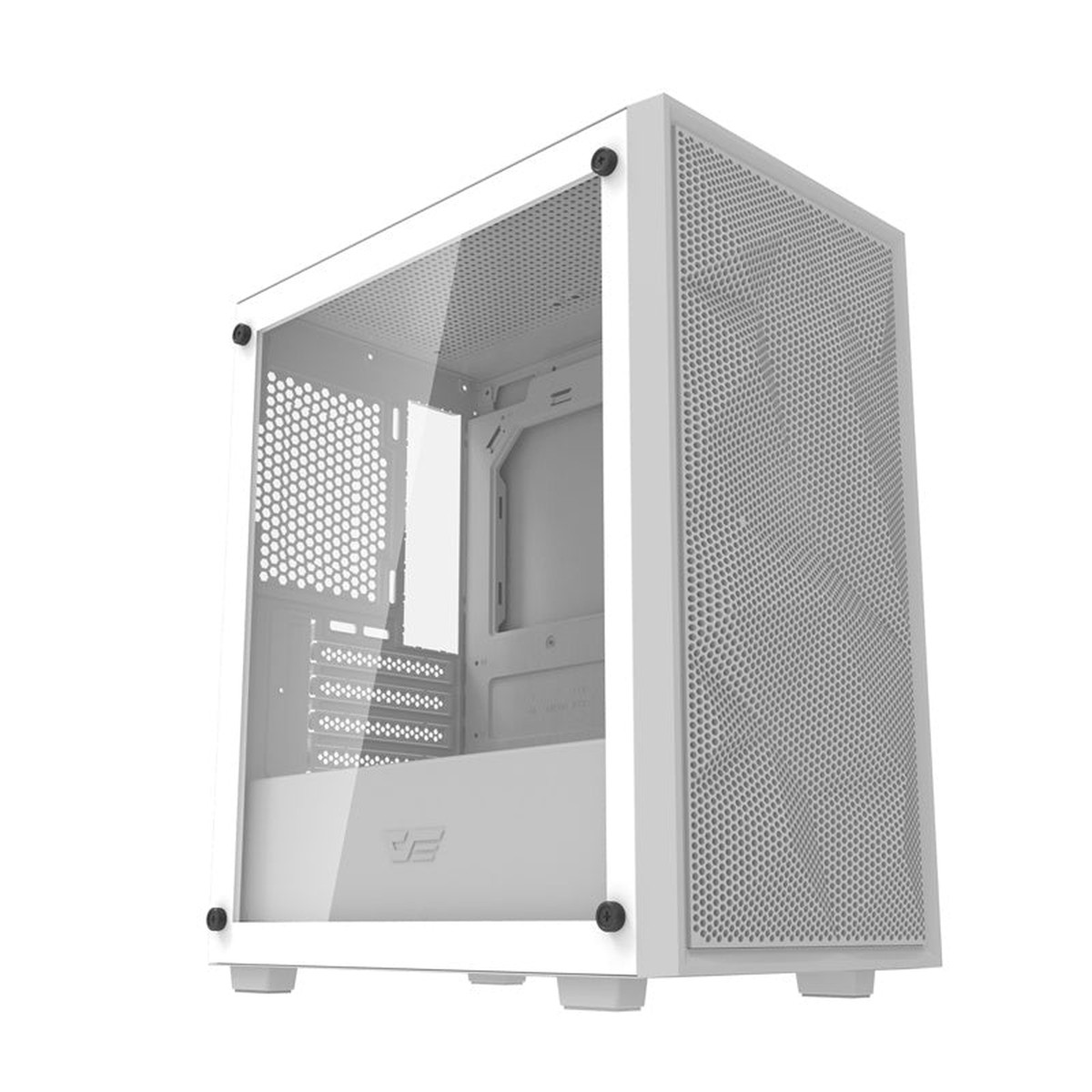 Darkflash M305 Mesh computerkabinet uden blsere (hvid)