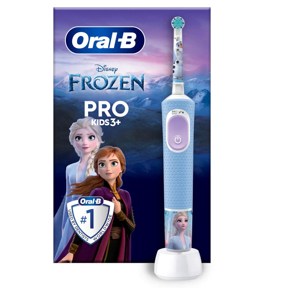 Oral-B Kids 8006540772409 elektrisk tandbrste Barn Roterende tandbrste Flerfarvet