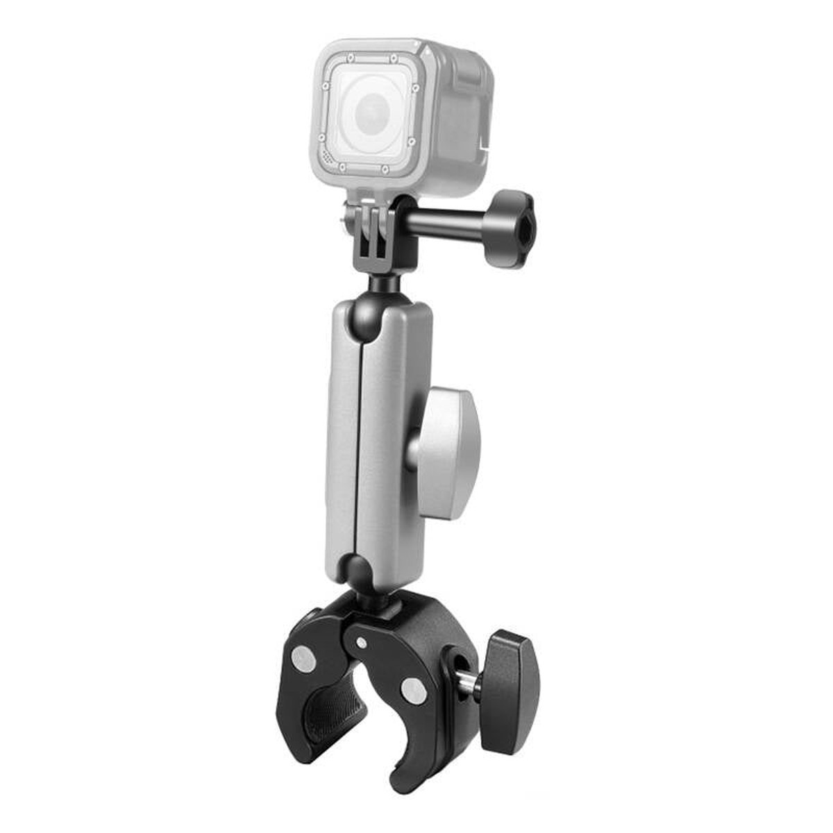 PULUZ motorcykelholder til sportskameraer (DJI, GoPro, Insta360) (sort)