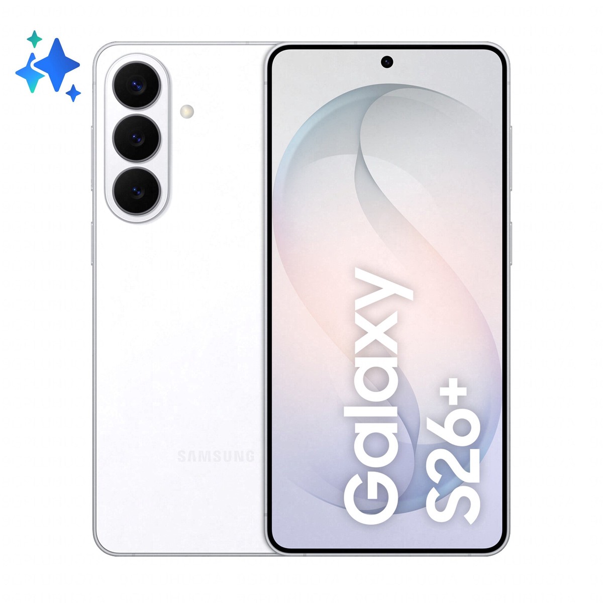 Samsung Galaxy S26+ 17 cm (6.7″) Dual SIM Android 16.0 5G USB Type-C 12 GB 256 GB 4900 mAh Hvid