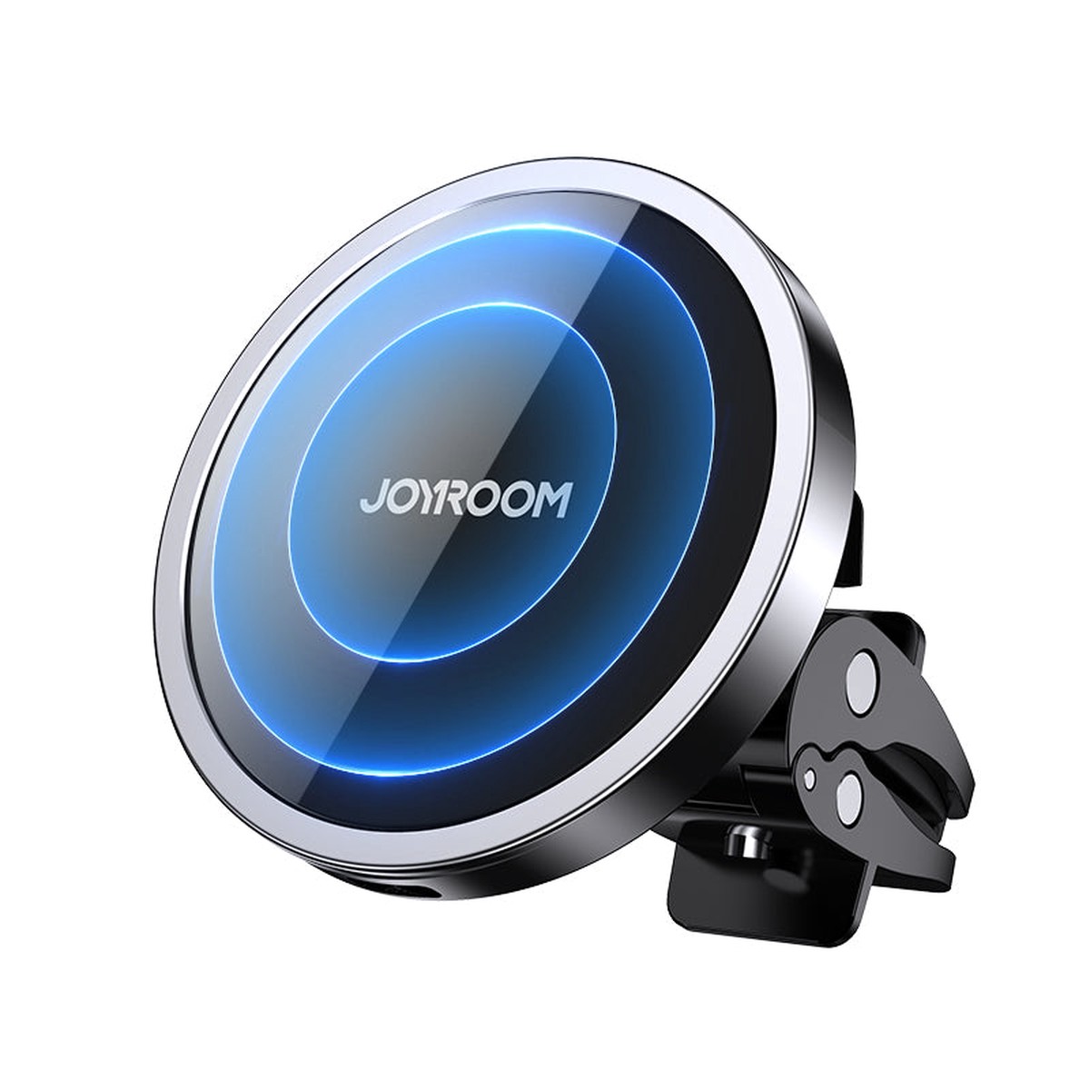Joyroom Magnetisk Bilholder Qi Trdls Induktiv Oplader 15W (MagSafe Kompatibel med iPhone) Sort (JR-ZS240)
