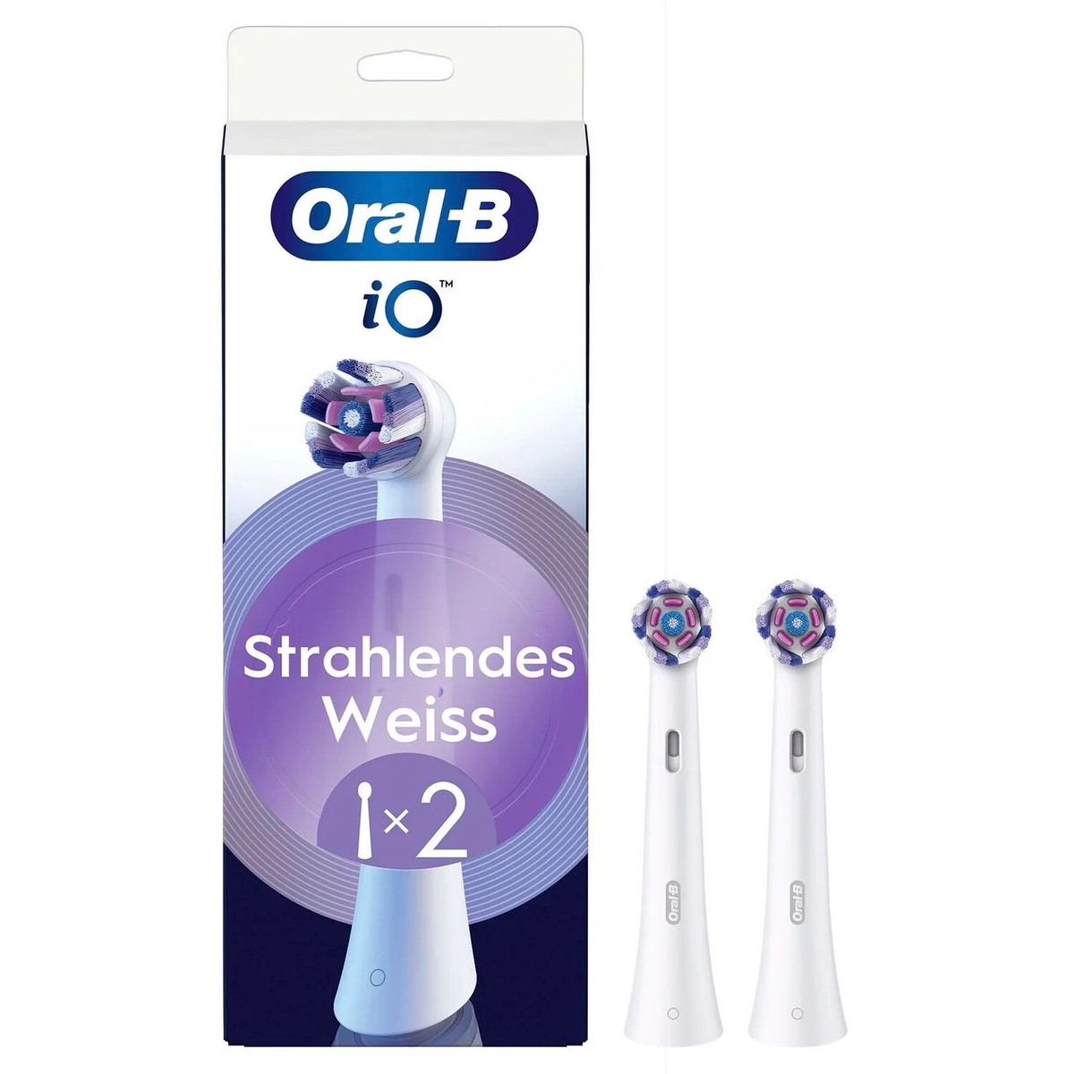Oral-B 373210 brstehoved til elektrisk tandbrste 2 stk Hvid