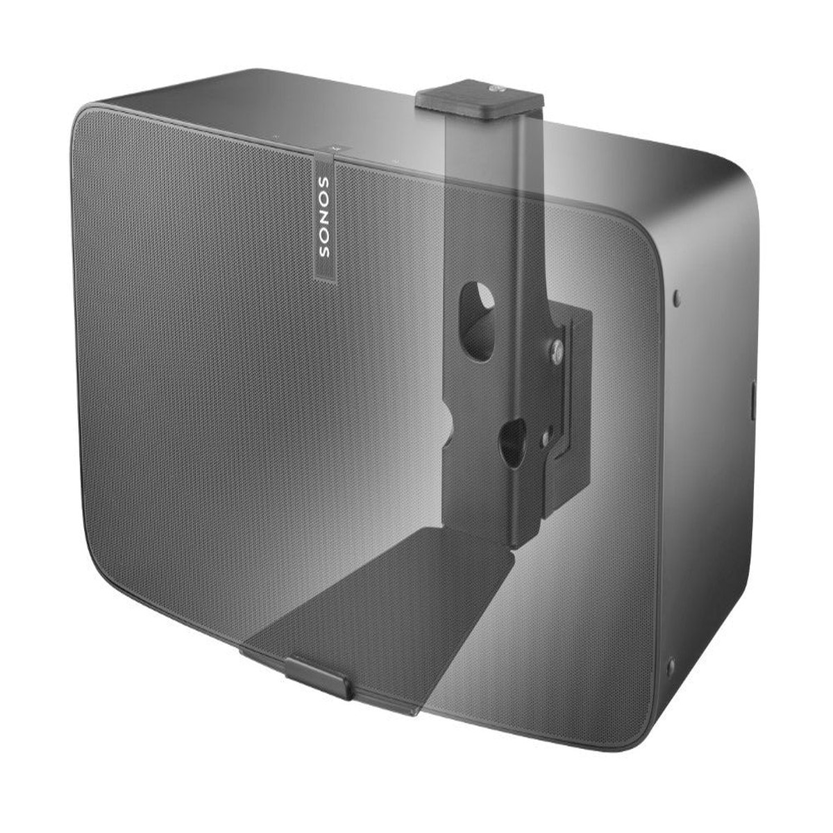 Cavus vgbeslag til Sonos Five/Play:5. Horisontal. Sort
