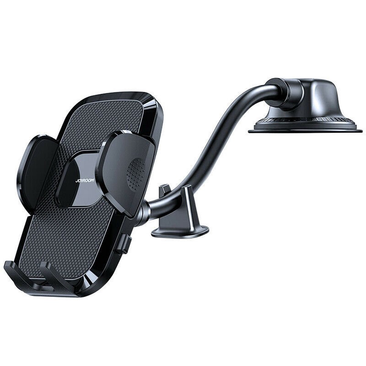 Joyroom biltelefonholder med fleksibel arm til instrumentbrt eller forrude, sort (JR-ZS259)