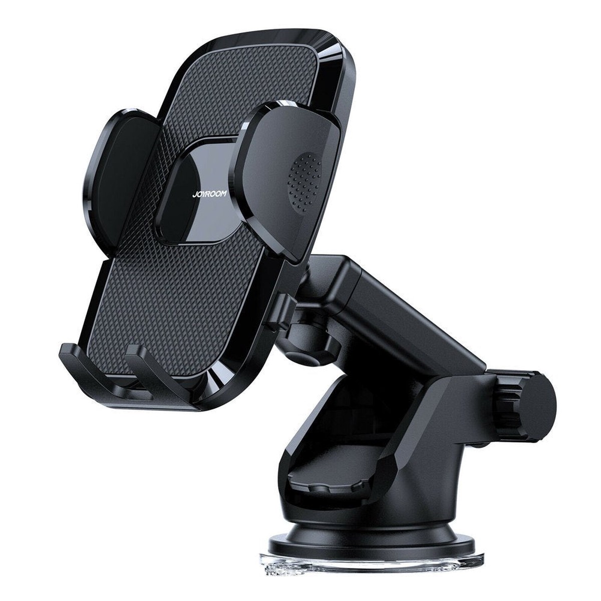 Joyroom biltelefonholder med teleskopisk udtrkkelig arm til instrumentbrt og forrude, sort (JR-ZS259)