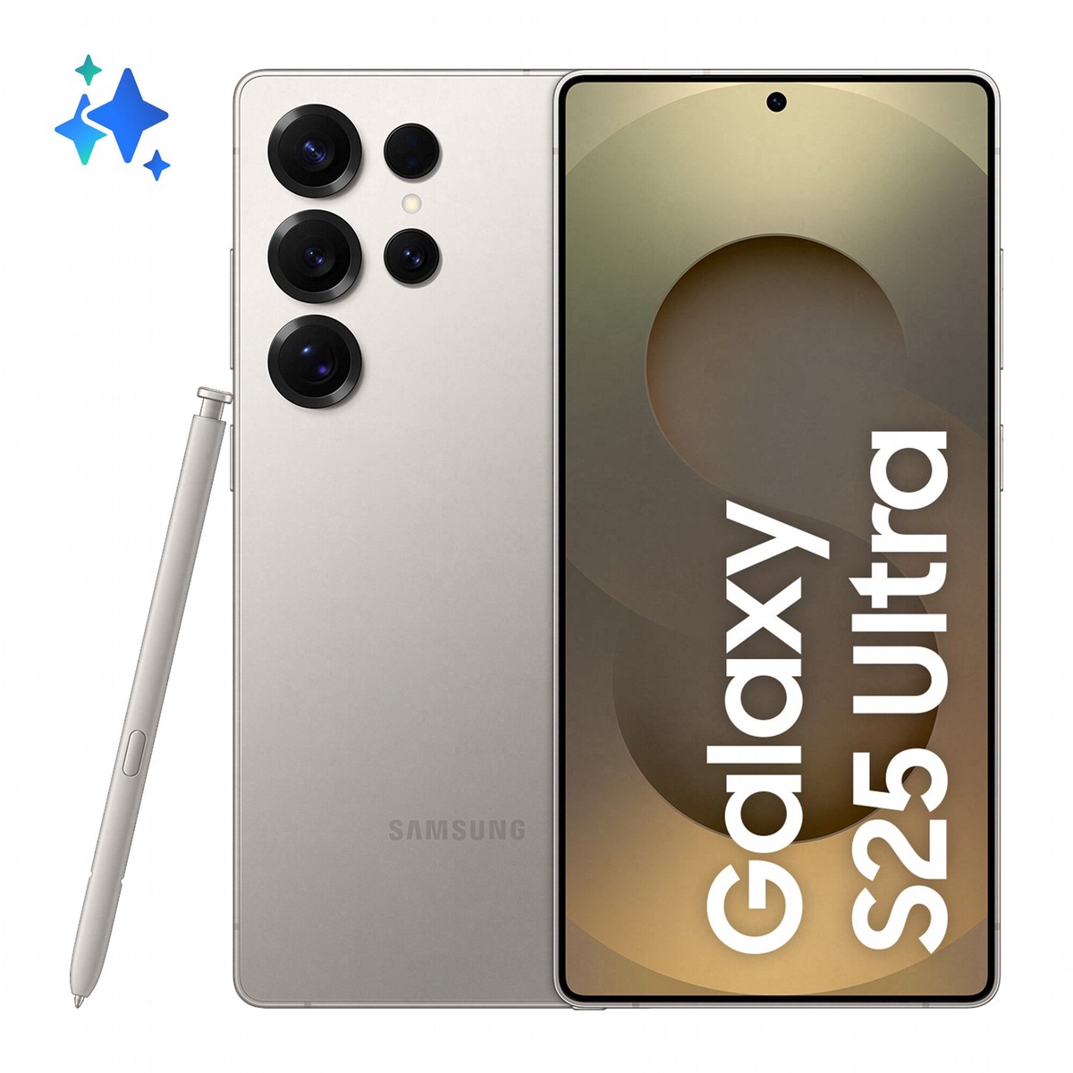 Samsung Galaxy S25 Ultra 17,5 cm (6.9") Dual SIM Android 15 5G USB Type-C 12 GB 512 GB 5000 mAh Gr, Titanium