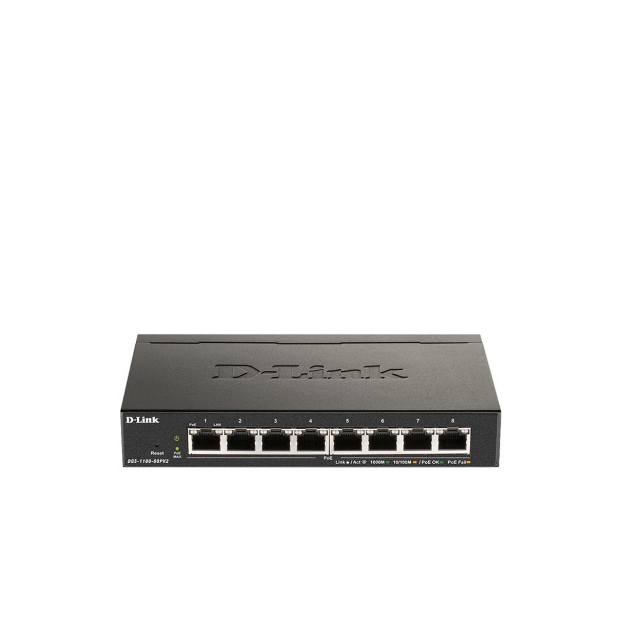 D-Link DGS-1100-08PV2 8-Port Gig Managed PoE(64W) Switch