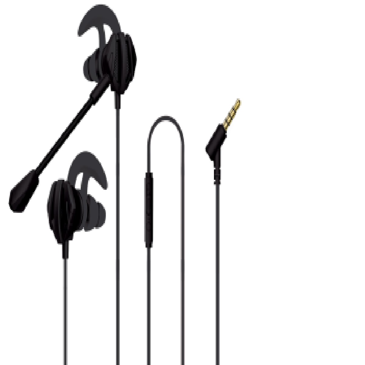 Recci REP-L19 Wired Gaming Headset Black