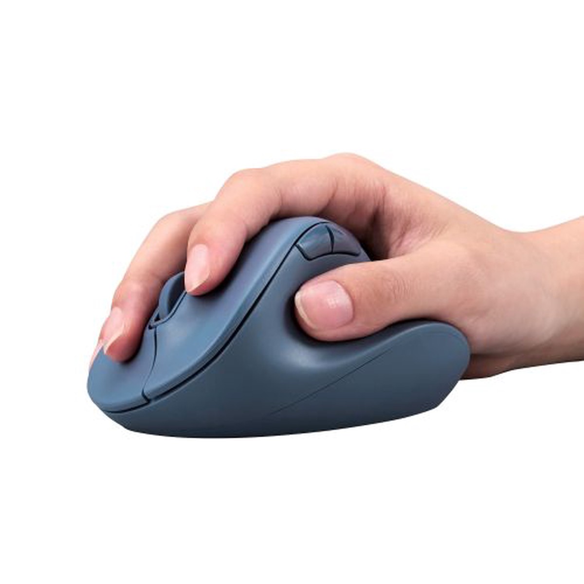Elecom M-XGM30BBSKBU 5 Button BT Silent Mouse (M)- Blue