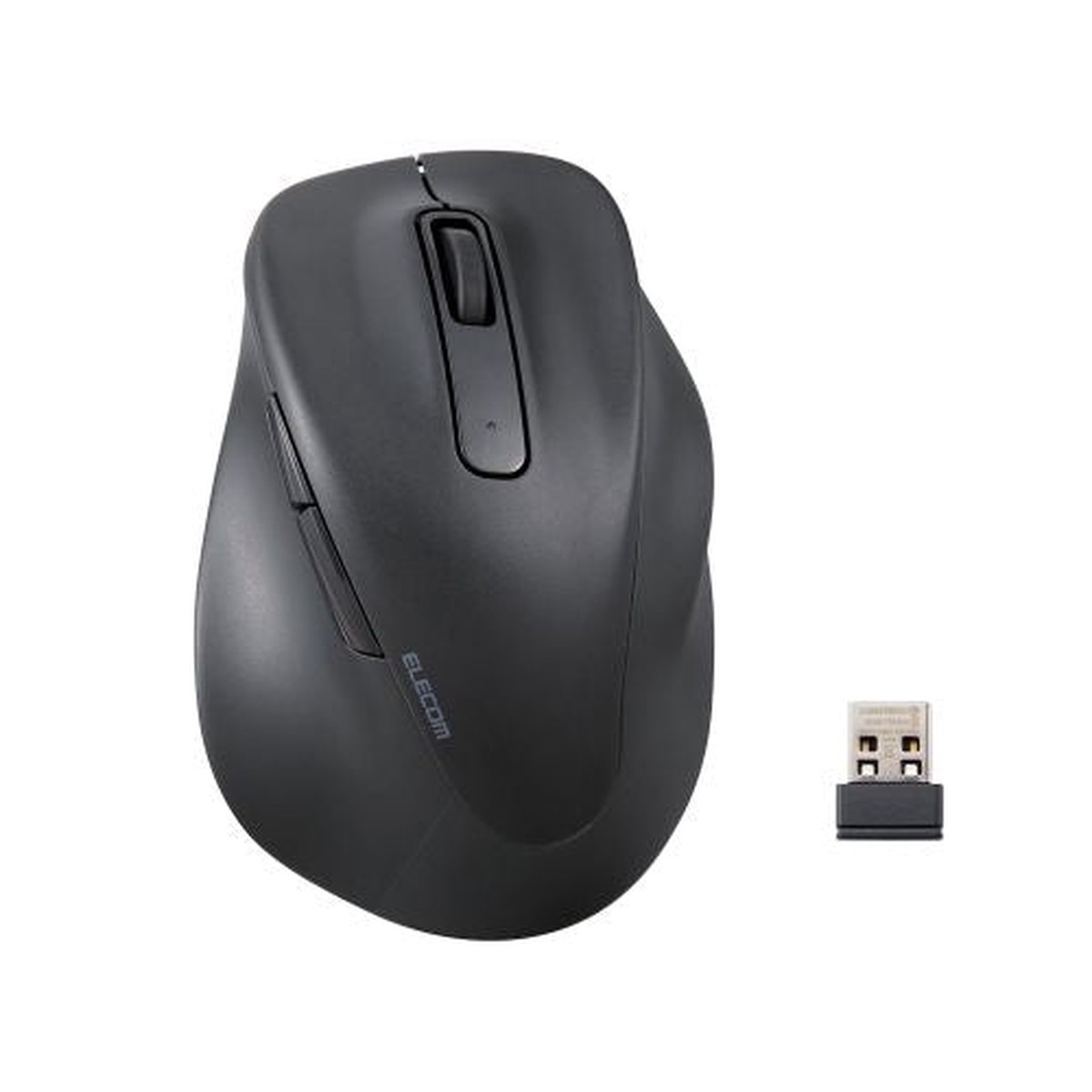 Elecom M-XGM30DBSKBK 5 Button Wireless Silent Mouse (M)- Black