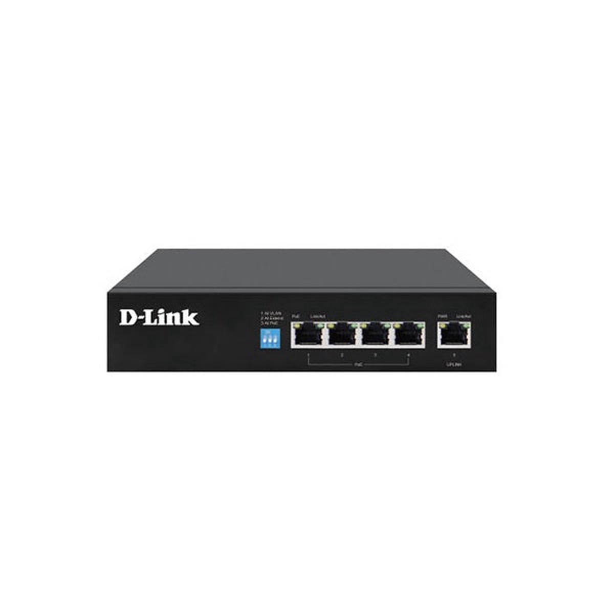 D-Link DGS-F1005P-E 5-Port Gigabit Switch (4 PoE +1 Uplink)