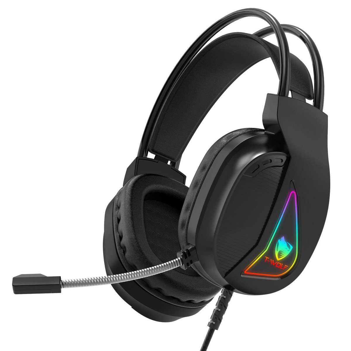 T-Wolf H160 RGB E-Sports Gaming Headset with Microphone
