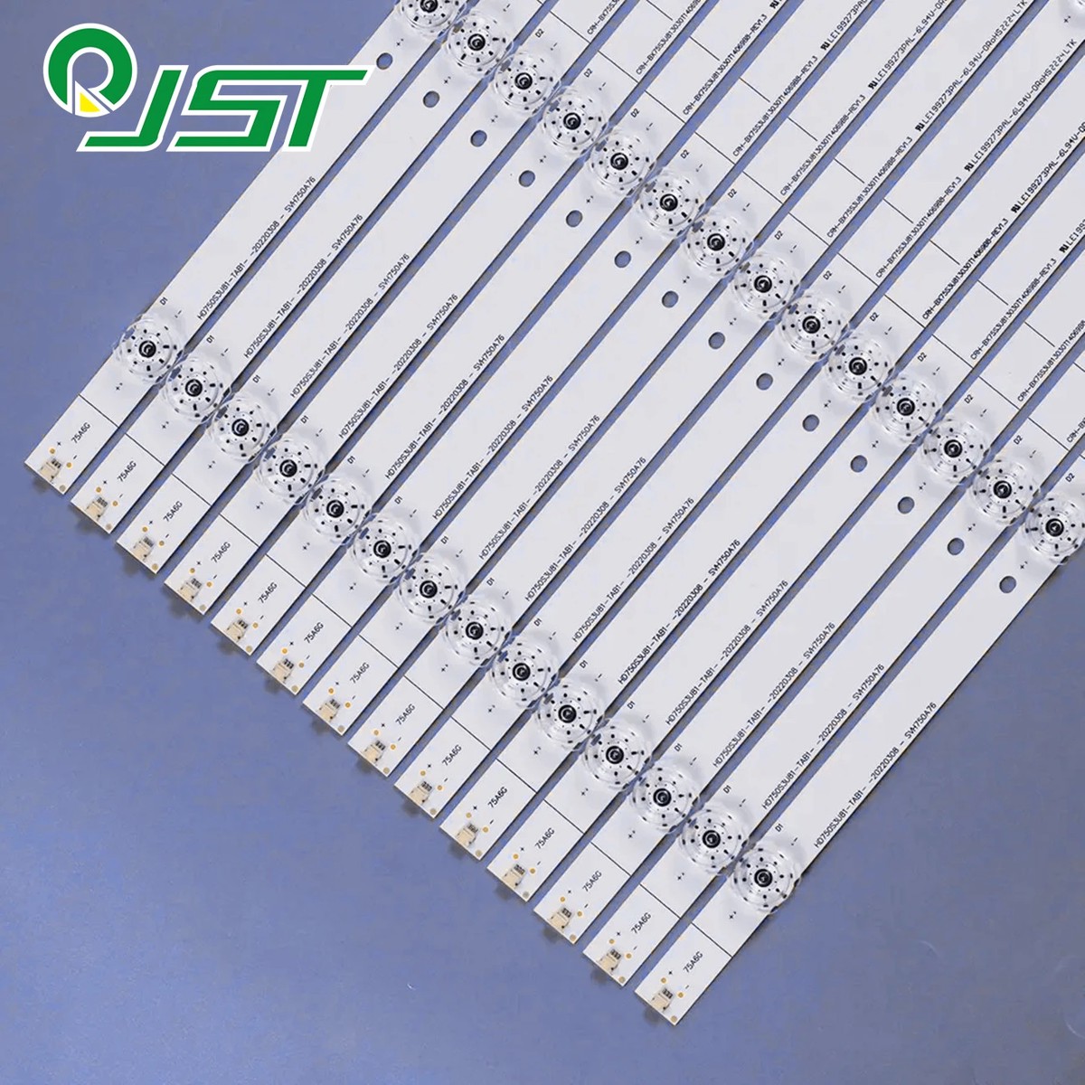 100% New 14pcs/Kit LED Strips for HSENSE 75 TV 75A7100F 75A7100FIL 75A7120F 75A7120FIL 75H78G 75R61G 75A7GQ 75AE7000F 75AE7010F