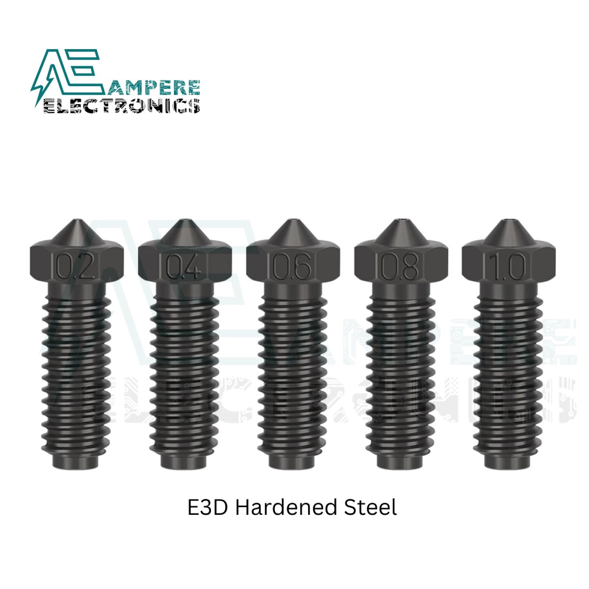 1.0mm E3D Hardened Steel Volcano Nozzle For 1.75mm Filament